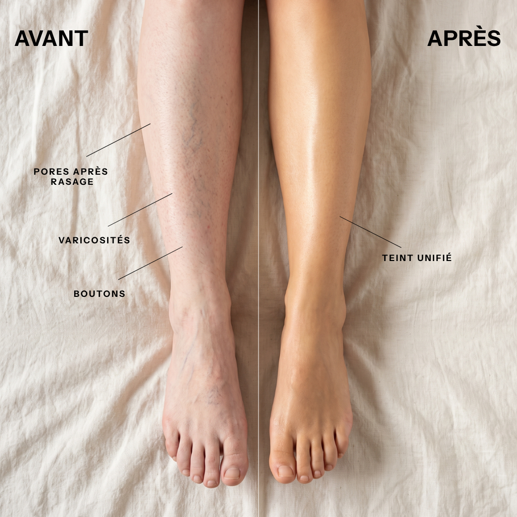 Perfect Body Glow™ — maquillage corps effet bonne mine - Glowskin Lab.