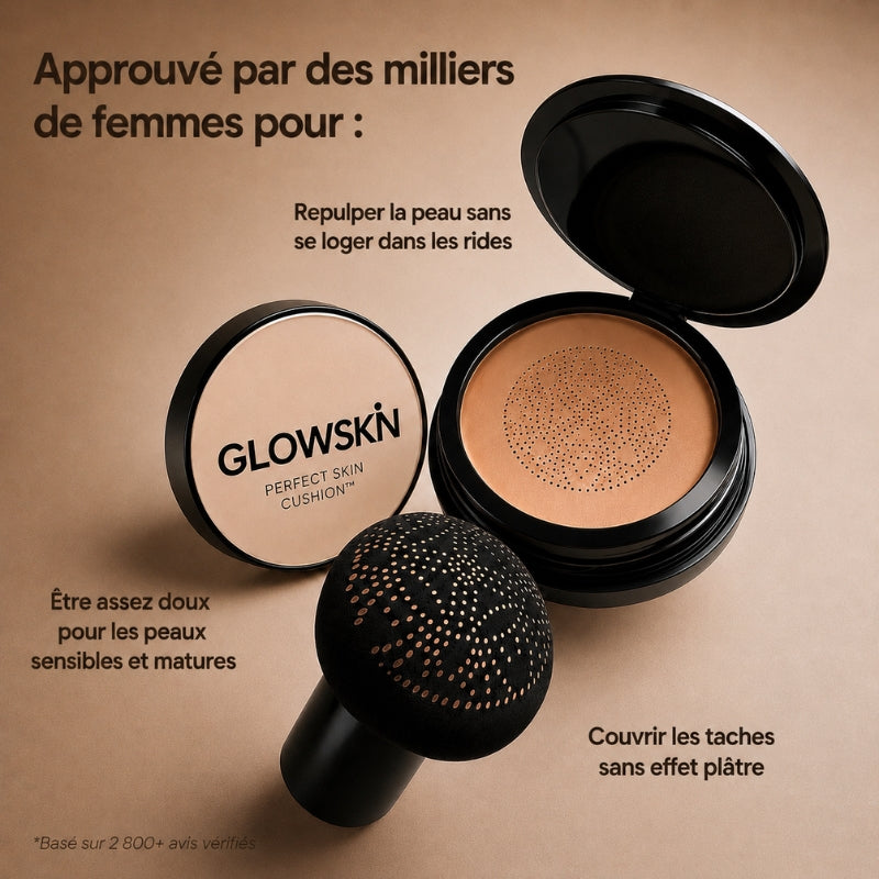 Perfect Skin Cushion™ — cushion coréen teint lumineux - Glowskin Lab.