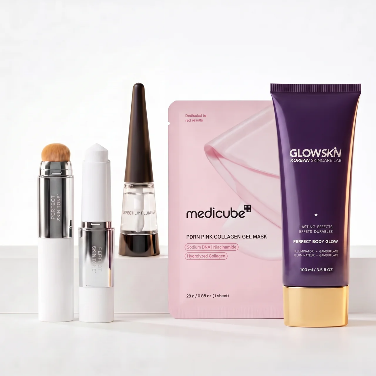 Glowskin Perfect Pack — teint, lèvres, corps + masques PDRN - Glowskin Lab.